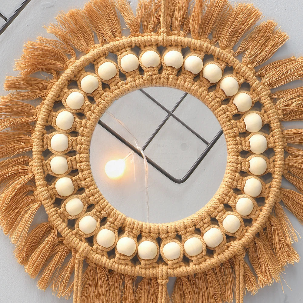 Bohemian Macrame Wall Mirrors