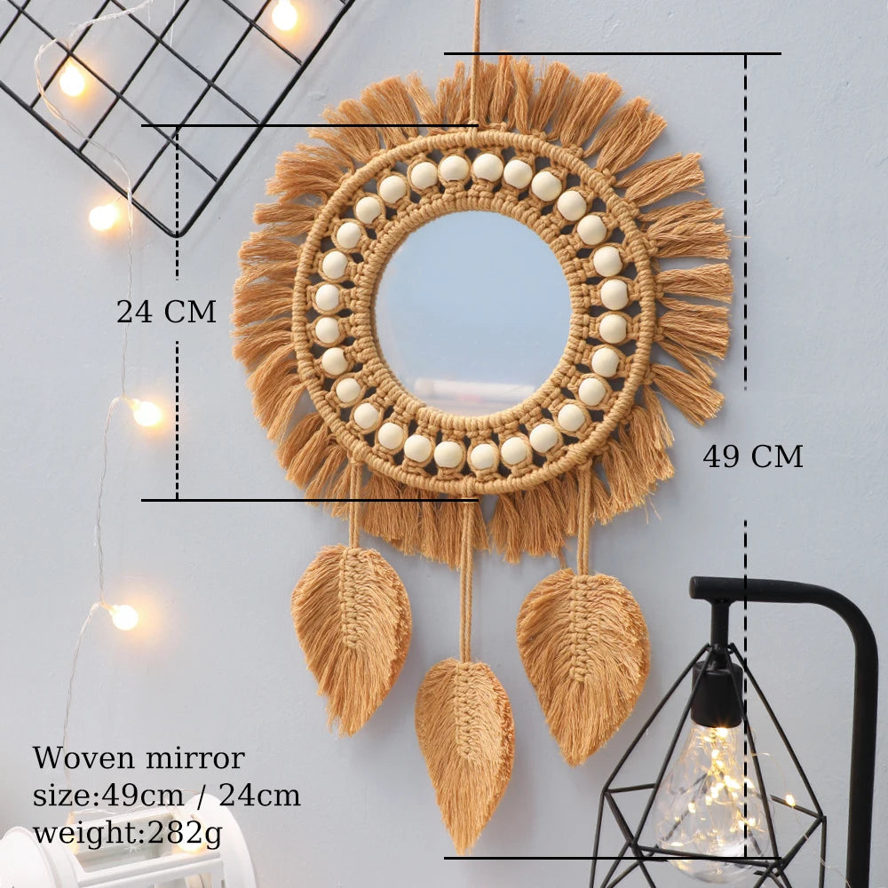 Bohemian Macrame Wall Mirrors