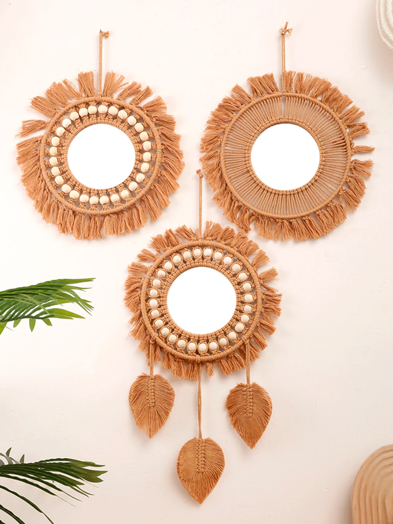 Bohemian Macrame Wall Mirrors