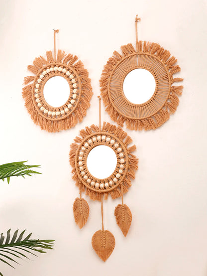 Bohemian Macrame Wall Mirrors