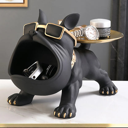 French Bulldog Sculpture Tray Ornament