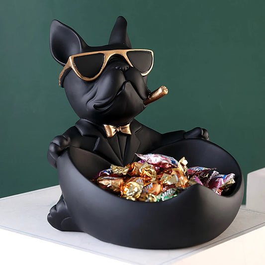 French Bulldog Sculpture Tray Ornament